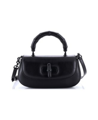 Medium Bamboo Diva Top Handle Bag Leather