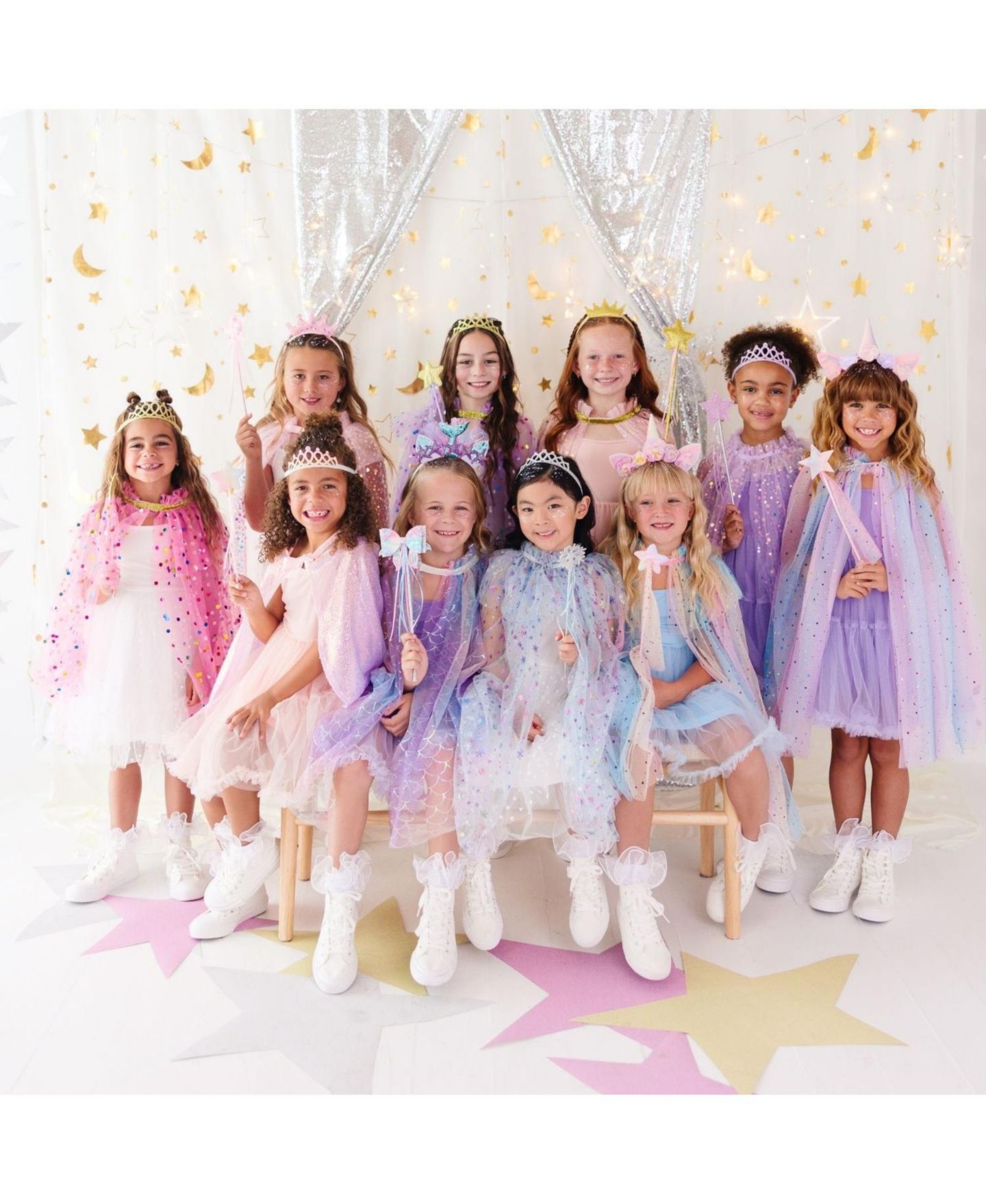 Комплекты Sweet Wink Sparkle Cape, Wand and Headband, 3-Piece Set для девочек, цвет: Розовый — фото 4