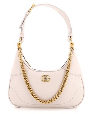 Small Aphrodite Zip Shoulder Bag Leather