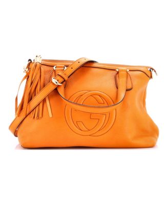 Soho Convertible Soft Top Handle Bag Leather