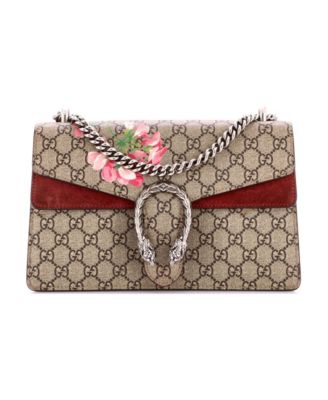 Small Dionysus Bag Blooms Print GG Coated Canvas