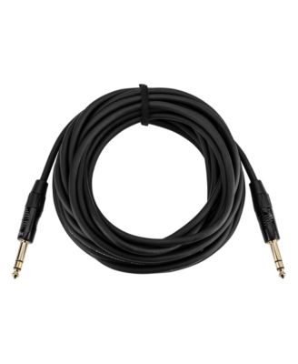 Platinum Pro Rean by Neutrik Gold-Plated TRS 1/4" Male Interconnect Cable, 25 ft.