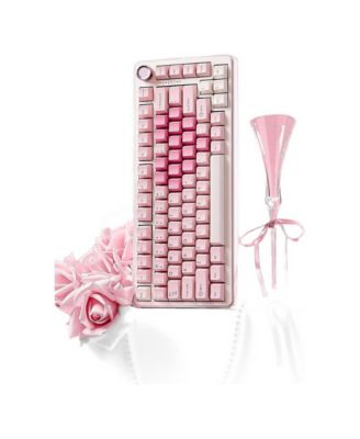 B75 PRO Milk V2 Linear Wireless Mechanical Hot-Swappable Keyboard Compatible with Windows, macOS, Android and iOS