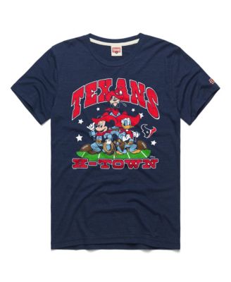 Men's and Women's Navy Houston Texans Mickey T-shirt