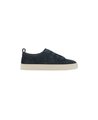 Men's Vibram Sole Suede Leather Slip-On Sneakers