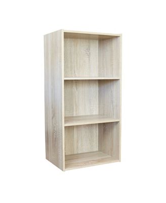 16.5" Wood Closed Back Bookcase