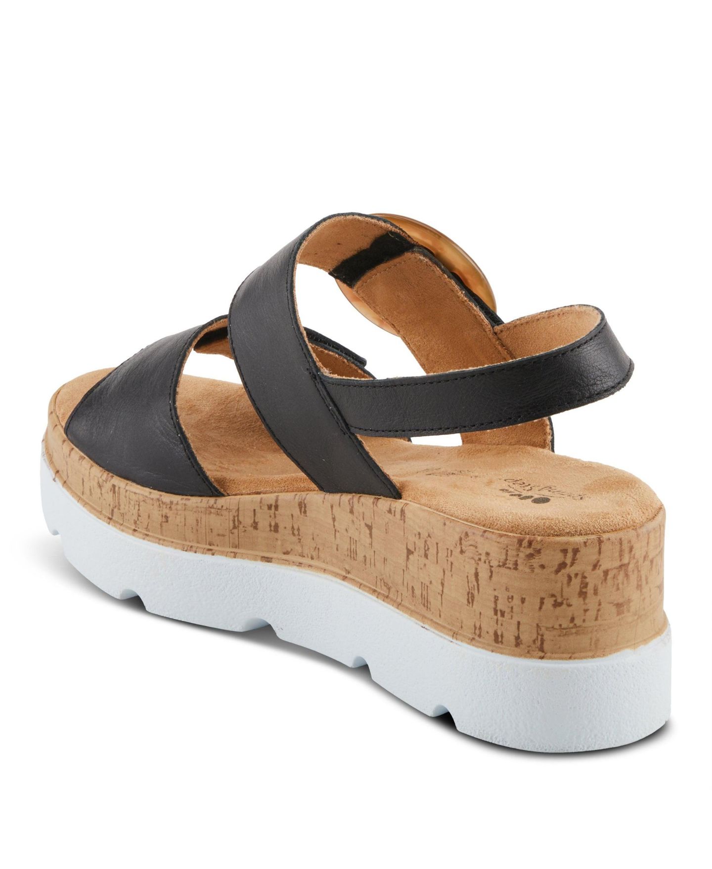 Женские сандалии Spring Step Abarah Platform with Cushioned Insole, цвет: Чёрный — фото 7