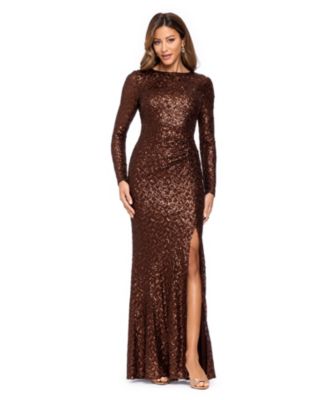 Women's Sequin Detail Gown