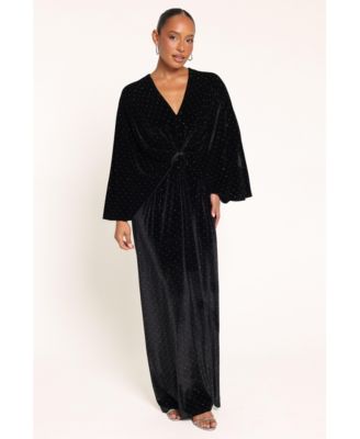 Women's Andilee Velvet Long-Sleeve Maxi Dress