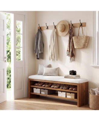 Elegant Wooden Bedroom Bench – Chic Accent Piece for End of Bed