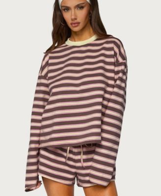Women's Blanchy Striped Long-Sleeve T-Shirt