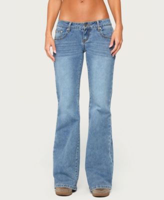 Women's Girla Low-Rise Wide-Leg Jeans
