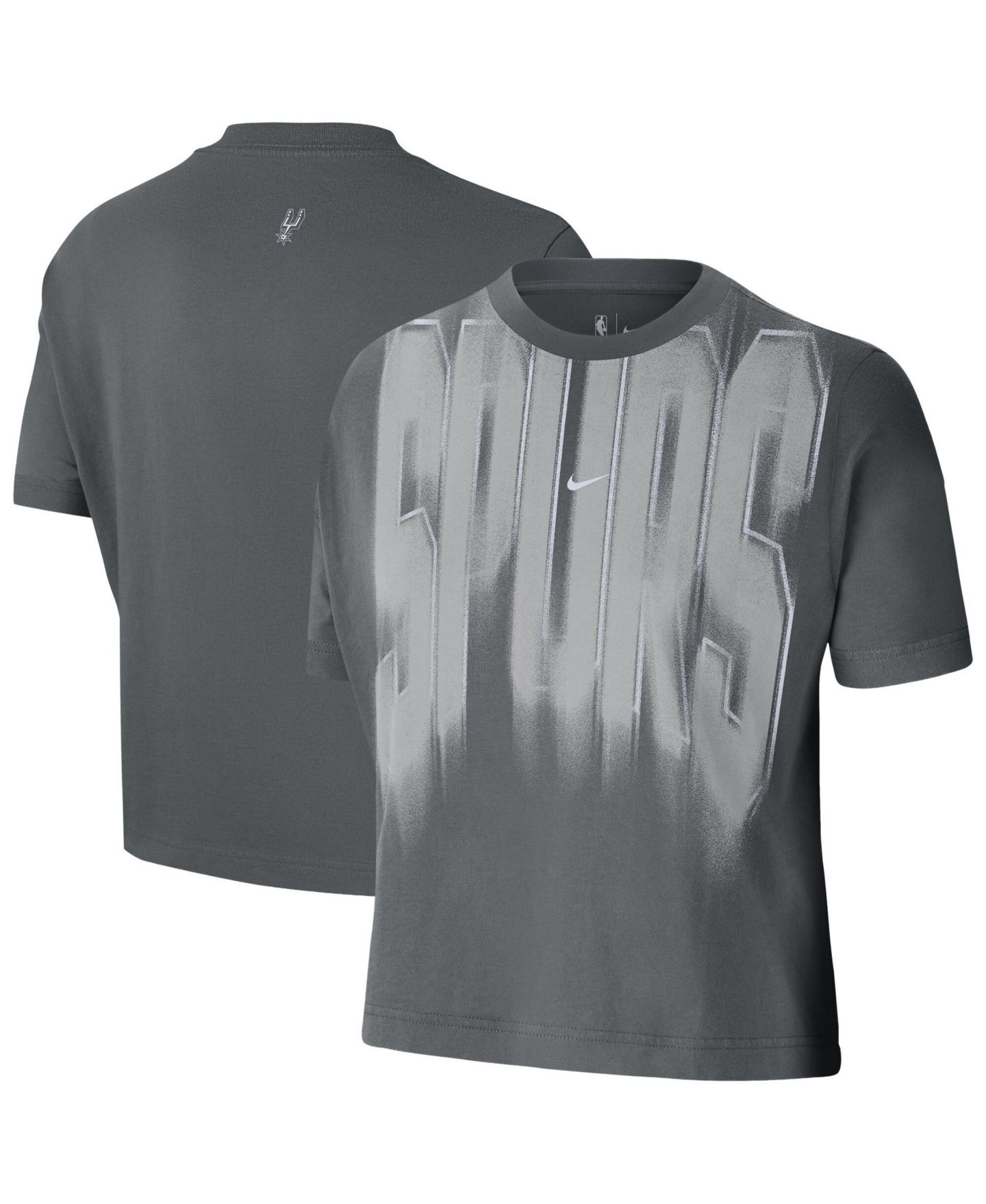 Женская футболка Nike Gray San Antonio Spurs 2026 Game Theater Anthem — фото 1