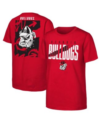 Big Boys' and Girls' Red Georgia Bulldogs Cut Through T-Shirt