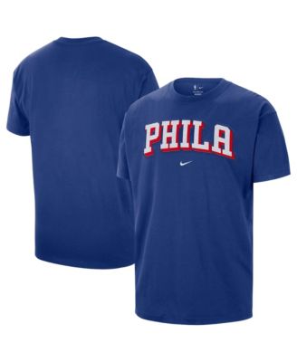 Men's Royal Philadelphia 76ers Twill Logo T-Shirt