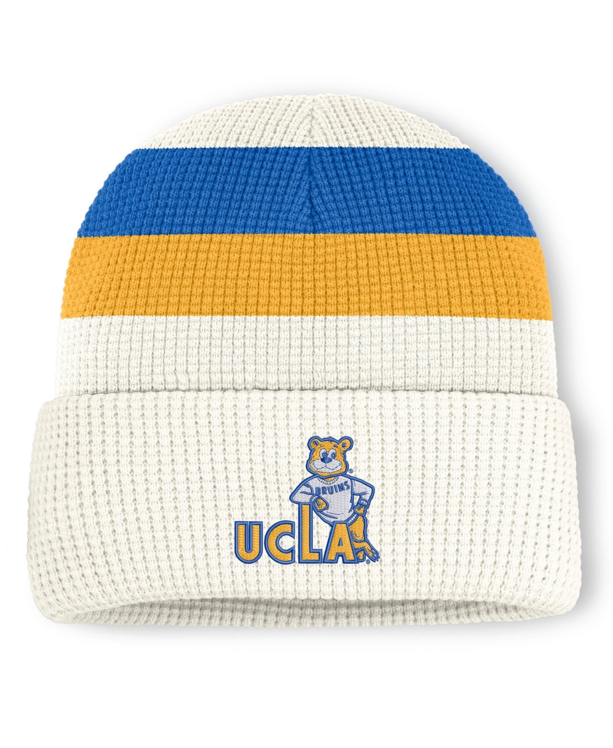 Nike Men's and Women's White Ucla Bruins Legacy Letter Cuffed Knit Hat - White