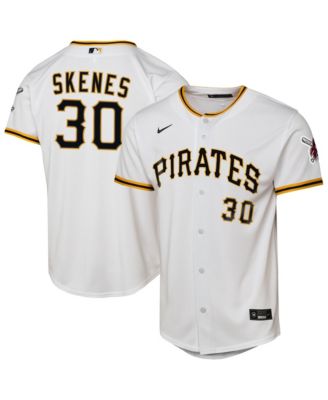 Big Boys' and Girls' Paul Skenes White Pittsburgh Pirates Home Stadium Jersey
