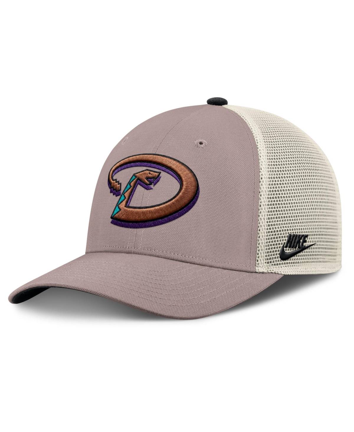 Nike Men's Khaki Arizona Diamondbacks Cooperstown Rise Adjustable Trucker Hat - Khaki