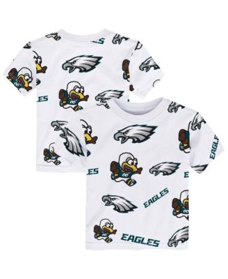 Toddler White Philadelphia Eagles Mascot Play T-Shirt