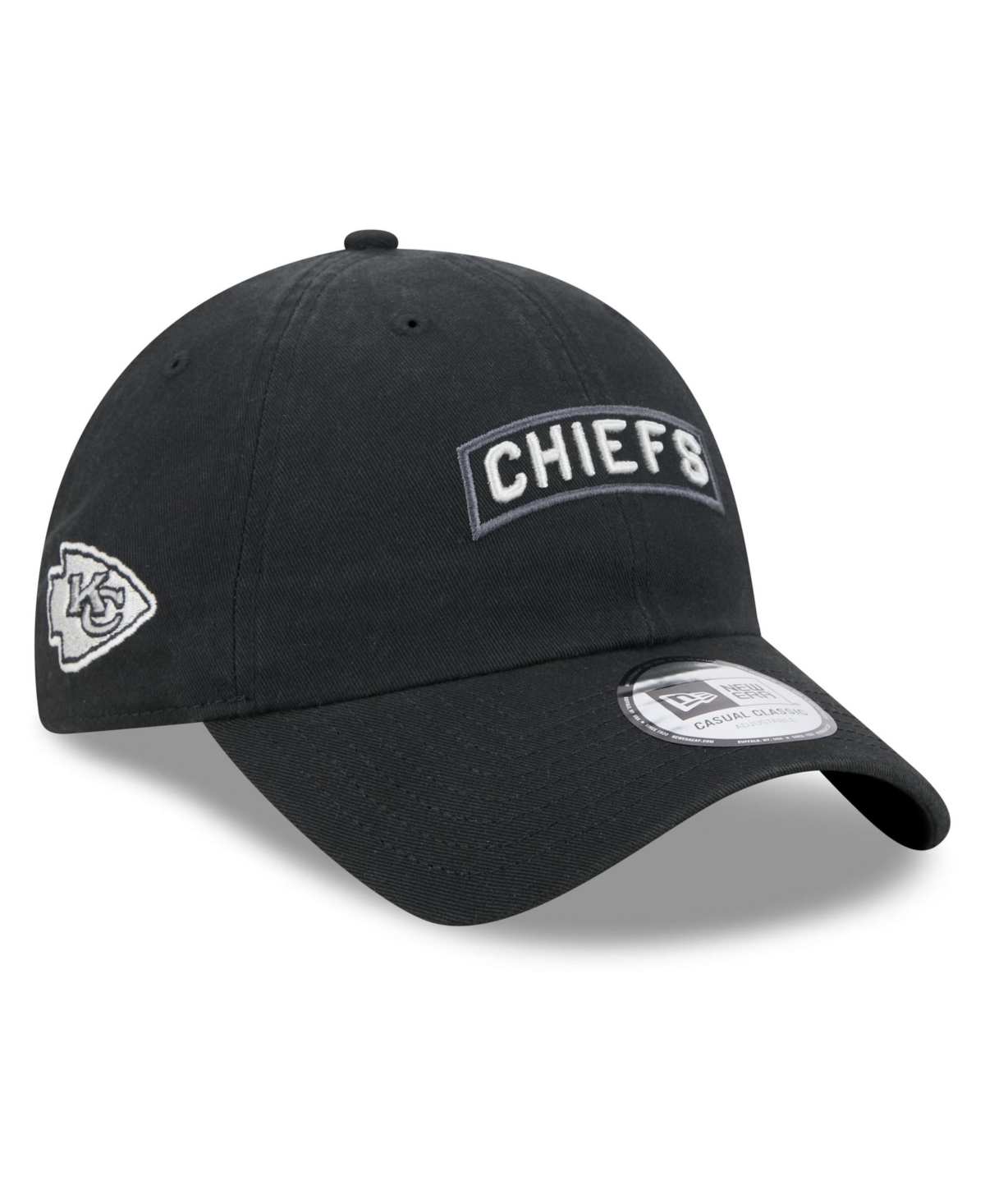 New Era Men's Black Kansas City Chiefs 2026 Salute To Service Casual Classic Adjustable Hat - Black