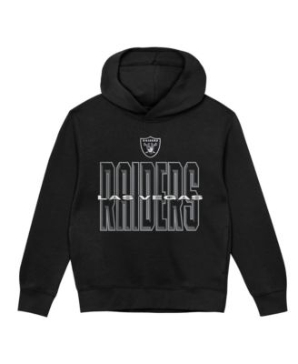 Toddler Black Las Vegas Raiders Field General Fleece Hoodie