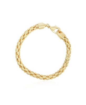 Women's Gold-Tone Braided Box Bracelet