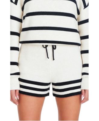 Women's Logan Striped Knit Shorts, 3.625" Inseam
