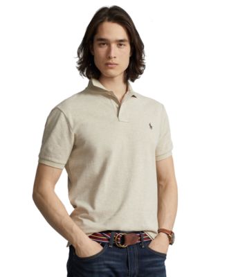 Men's Cotton Custom Slim Fit Mesh Polo Shirt