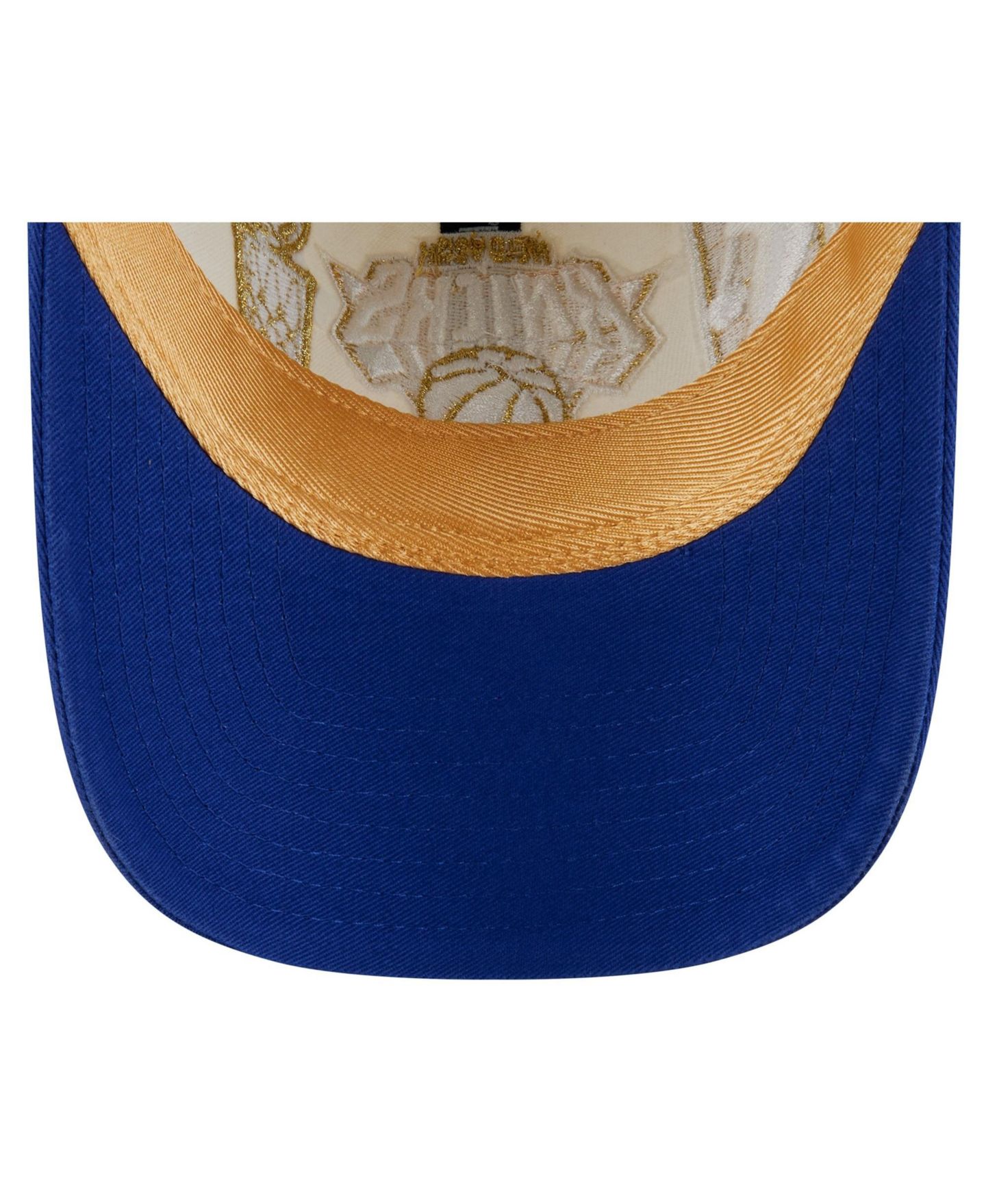 Мужская кепка New Era White, Blue New York Knicks 2026 Ring Ceremony Locker Room 9TWENTY Adjustable Hat — фото 7