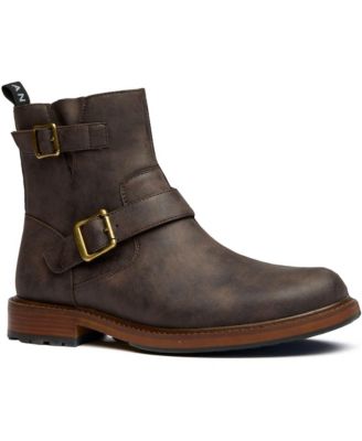 Men's Arug Cleated-Sole Biker Boots