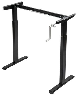 Hand Crank Standing Desk Frame with Foldable Handle