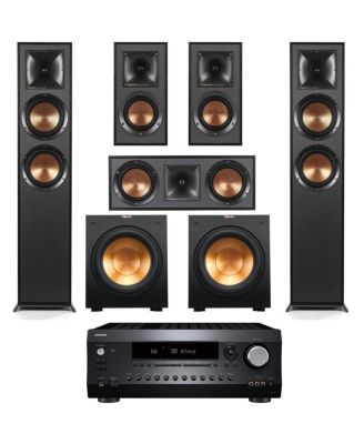Reference 5.2-Channel 220W Home Theater Speaker System with Onkyo TX-NR7100