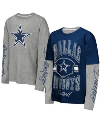 Preschool Navy Dallas Cowboys Motion T-Shirt Set 3-in-1 Combo