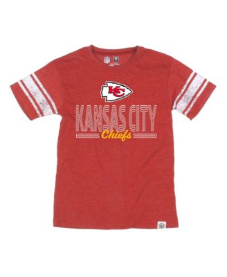 Big Boys' and Girls' Red Kansas City Chiefs Football Jersey
