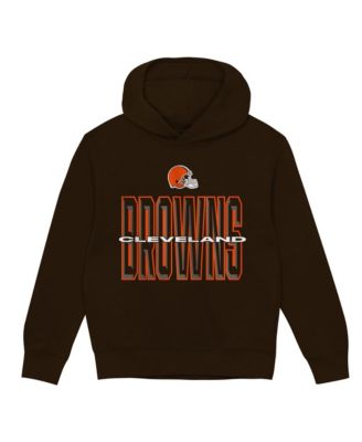 Toddler Brown Cleveland Browns Field General Fleece Hoodie