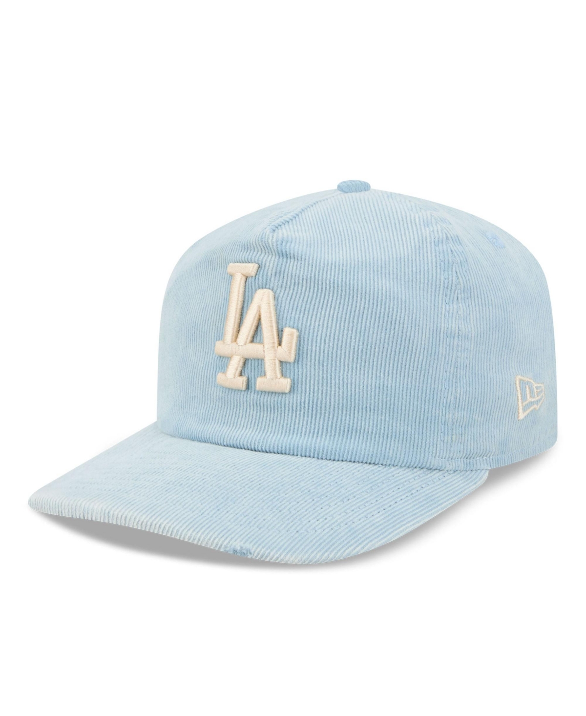 New Era Men's Light Blue Los Angeles Dodgers Corduroy 19TWENTY Adjustable Hat - Light Blue