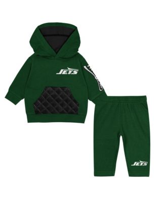 Toddler Green New York Jets Drive Stopper Hoodie Pants Fleece Set