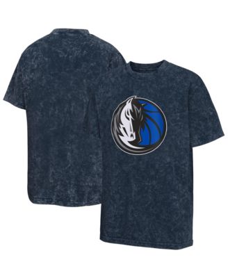 Big Boys' and Girls' Navy Dallas Mavericks Rugged Defense T-Shirt