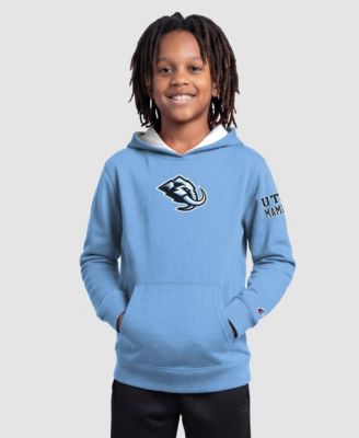 Big Boys' and Girls' Light Blue Utah Mammoth Fleece Hoodie