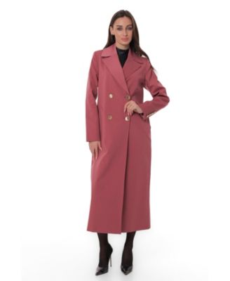 Women's Naomi Water-Resistant Long Trench Coat