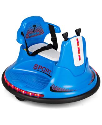 12V Kids Battery-Powered Bumper Car with Remote Control, Ages 3-8
