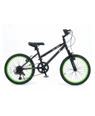 20-Inch Kids Mountain Bike with 7-Speed Twist Shifter and Adjustable Seat, 220 lbs Capacity, Ages 3+