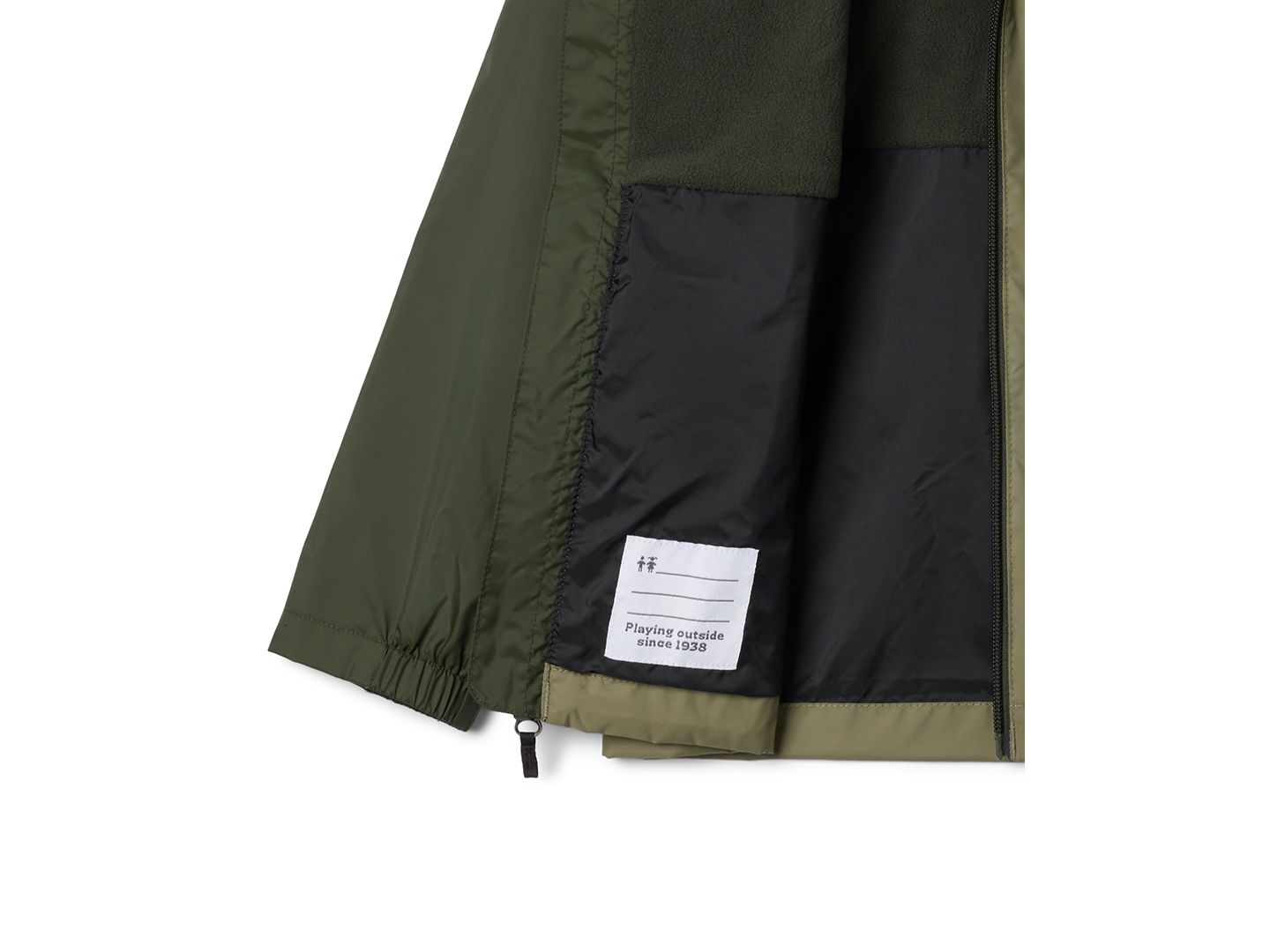 Куртка Columbia Rain-Zilla™ II Waterproof Adjustable-Hood для мальчиков, цвет: Чёрный — фото 4