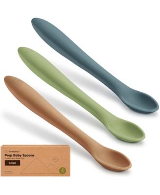 Prep Small Self-Feeding BPA-Free Baby Spoons, 3-Pack