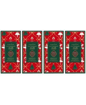 Holiday Milk Chocolate Sea Salt Caramel Chocolate Bar Kit, 4-Piece