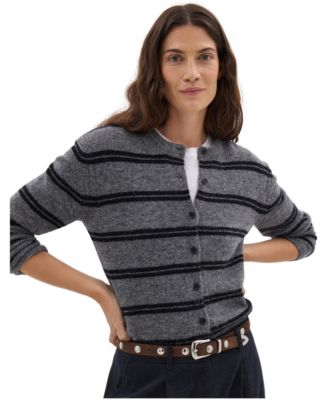 Women's Avi Stripe Long-Sleeve Cardigan