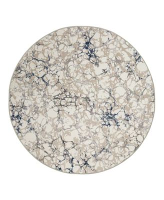Livigno 1240 7'10" x 7'10" Round Area Rug