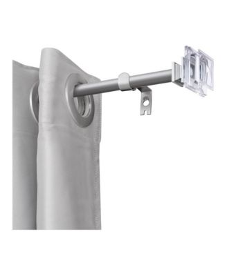 D13 3/4-Inch Adjustable Decorative Curtain Rod, 48-86 Inches, Single Set