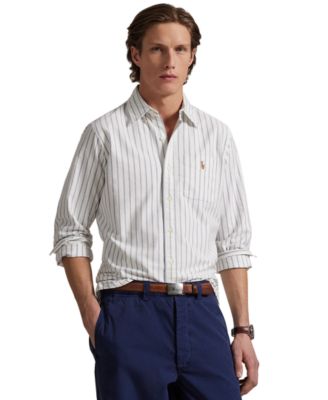 Men's Classic-Fit Striped Oxford Shirt