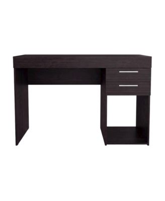 Modern home office desk with storage, sturdy, spacious workspace